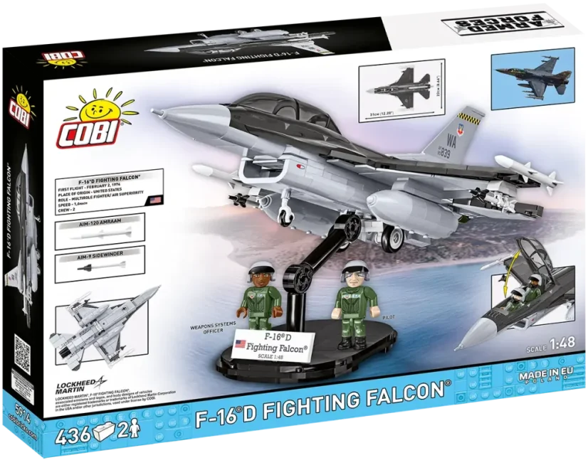 F-16 D - Fighting Falcon - Plastová stavebnice COBI