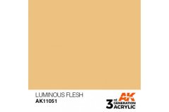 Akrylová farba AK Interactive AK11051 Luminous Flesh (žiarivo telová, 17 ml)