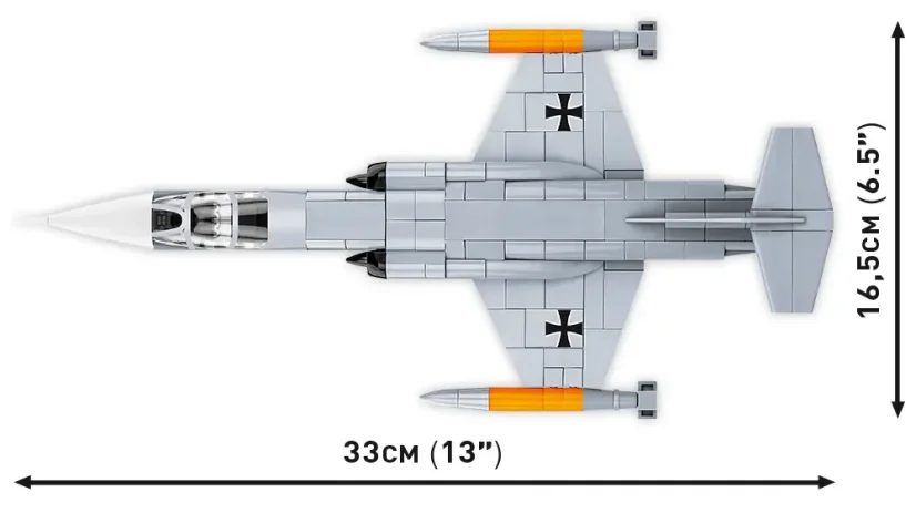 Lockheed F-104 Starfighter - Plastová stavebnice COBI