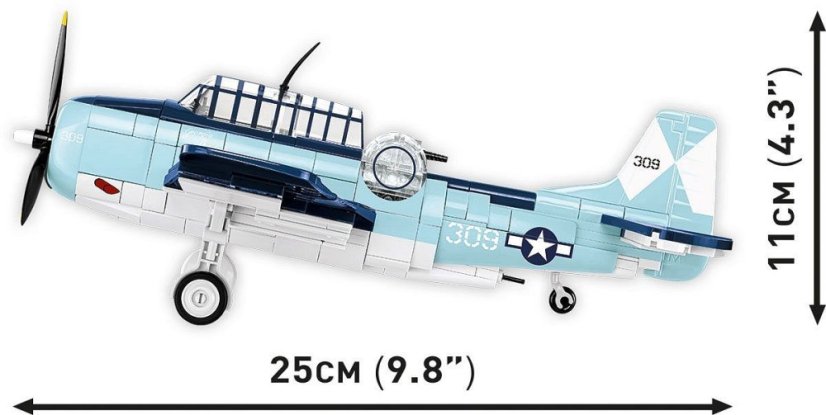 Grumman TBF Avenger - Plastová stavebnice COBI