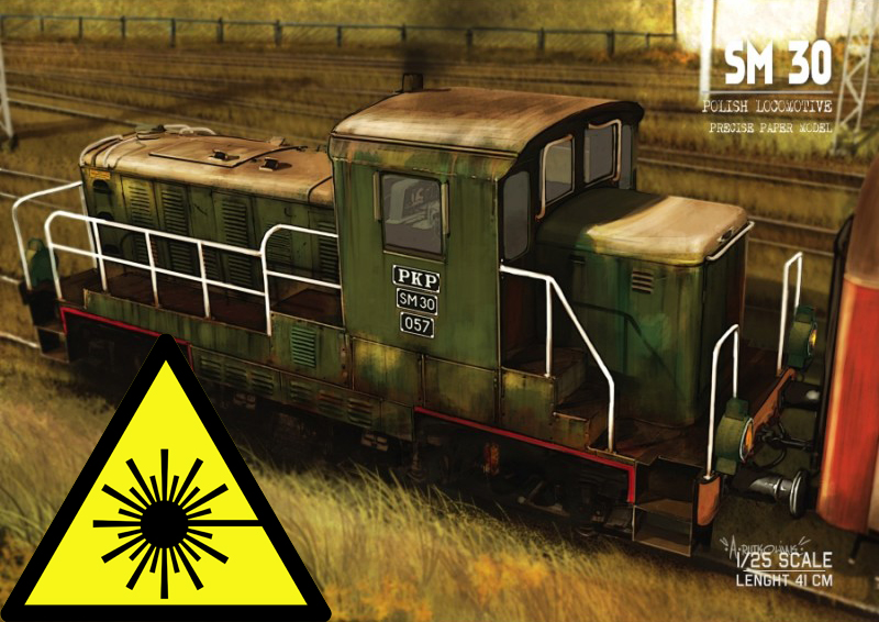 Lokomotiva SM 30 - Laserové doplňky - kostra, detaily