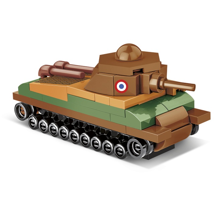 Mini Tanky - Somua S-35 WW II - Plastová stavebnice COBI