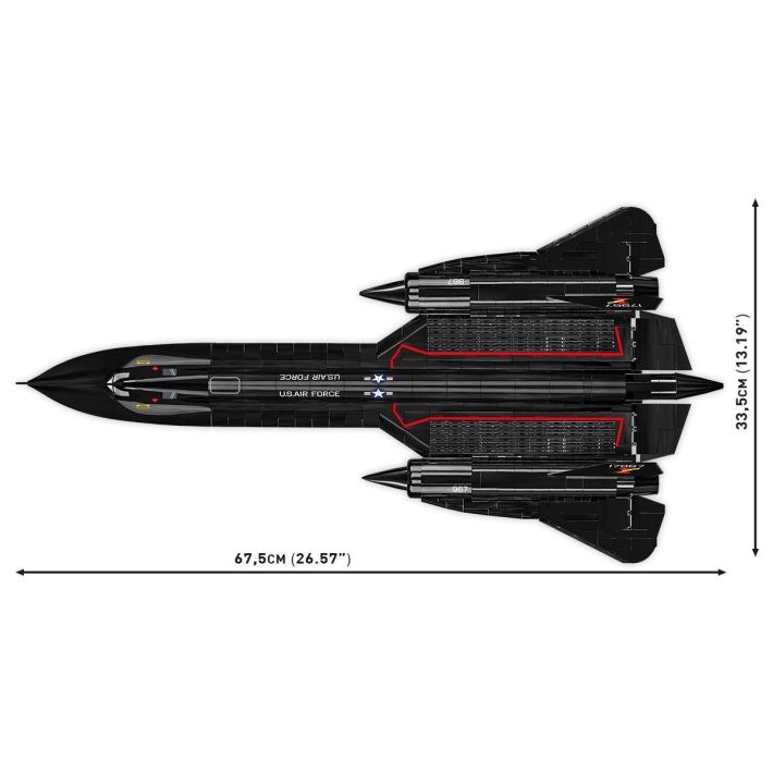Lockheed SR-71 Blackbird - Plastová stavebnice COBI