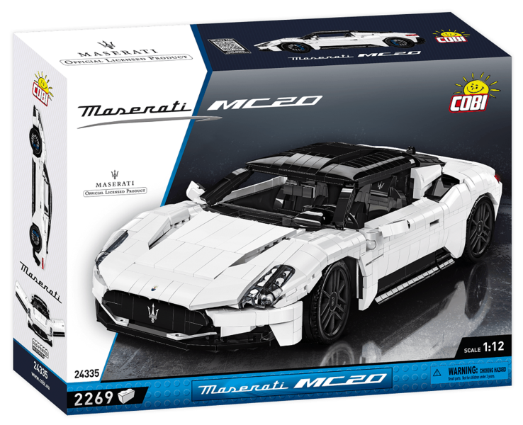 Maserati MC20, 1:12 -Plastová stavebnice COBI