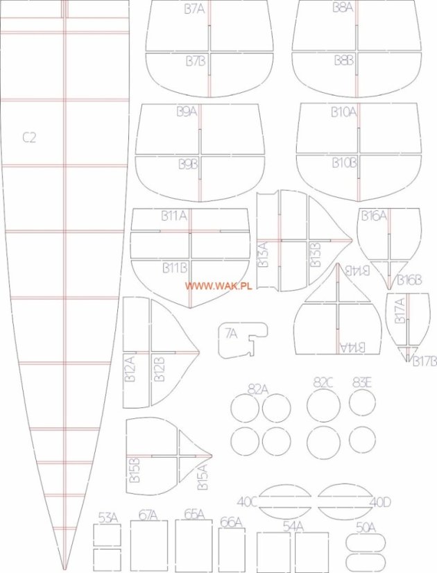 SMS Zenta - Laserové doplňky - kostra