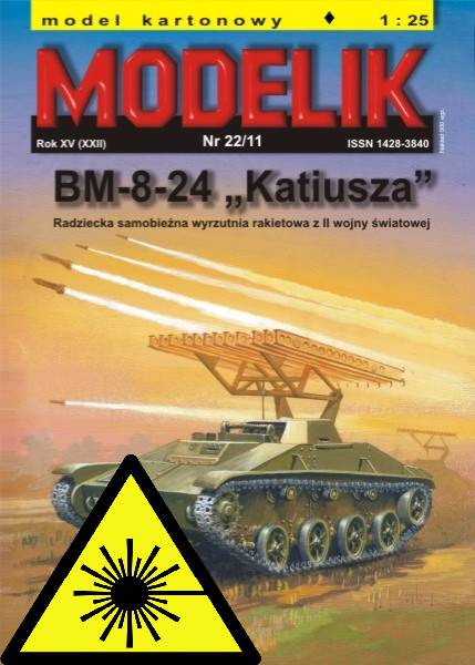 BM-8-24 Katiusza - Laserové doplňky - kostra, díly kol