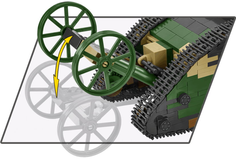 MARK I (Male) C.19. - Plastová stavebnica COBI