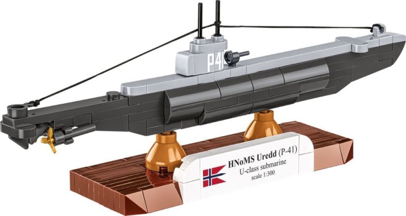 HNoMS Uredd (P-41) U-class ponorka WWII - Plastová stavebnice COBI