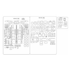 Ki-61-I TEI - Laserové doplnky - kostra, detaily