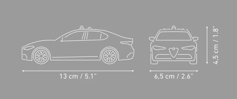 Alfa Romeo Giulia Quadrifoglio - Finanční policie - Plastová stavebnice COBI