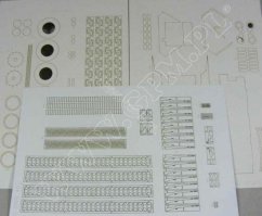 Sd.Kfz 251 - Laserové doplňky - kostra, díly kol, pásy