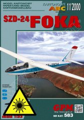Kluzák Foka SZD-24 - kabinka