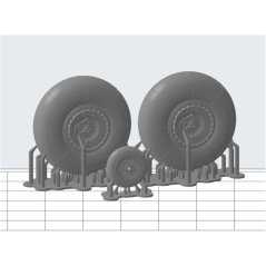 Reggiane Re.2007 - plastic wheels