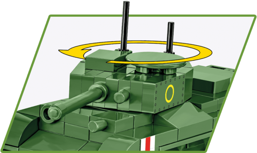 Mini Tanky - Cromwell Mk. IV WW II - Plastová stavebnice COBI