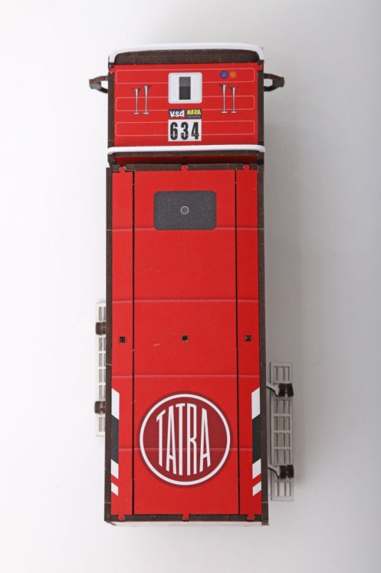 Tatra 815 6x6 Dakar 1986 - č.634 - Loprais, Stachura, Krpec - dřevěná stavebnice