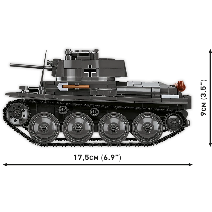 Panzer 38(t)/ČKD LT vz. 38 WWI - Plastová stavebnica COBI