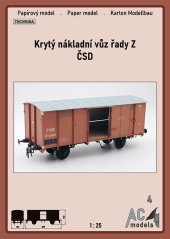 Krytý nákladný vagón rady Z ČSD