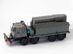 Nosič pontonového sytému Tatra 815 PMH s radlicí a břehovým dílem