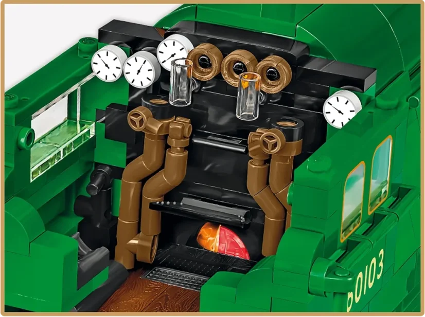 Britská parní lokomotiva Flying Scotsman - Plastová stavebnice COBI