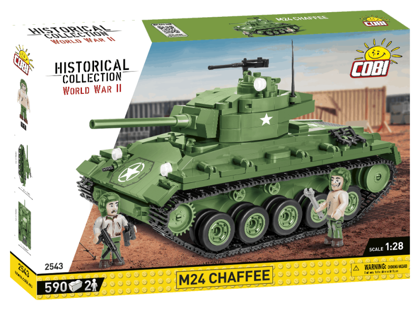 M24 Chaffee WWII - Plastová stavebnica COBI