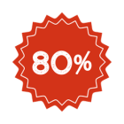Discounts 80%
