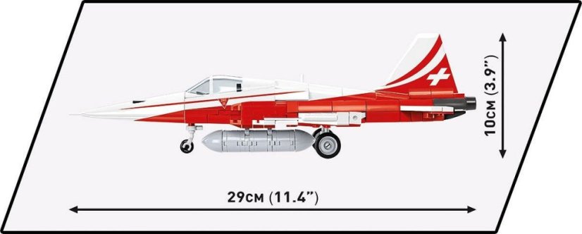 Northrop F-5E Tiger II - Plastová stavebnice COBI