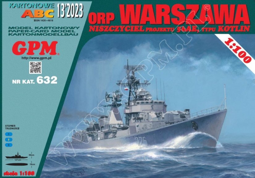 ORP WARSZAWA 1:100