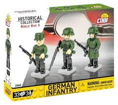 3 figures: German Army with accessories - COBI plastic kit