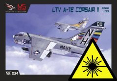 LTV A-7E Corsair II - plastic wheels