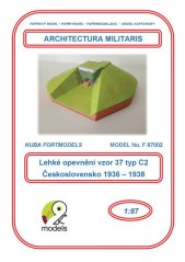 Československé lehké opevnění vzor 37 typ C - 1:87