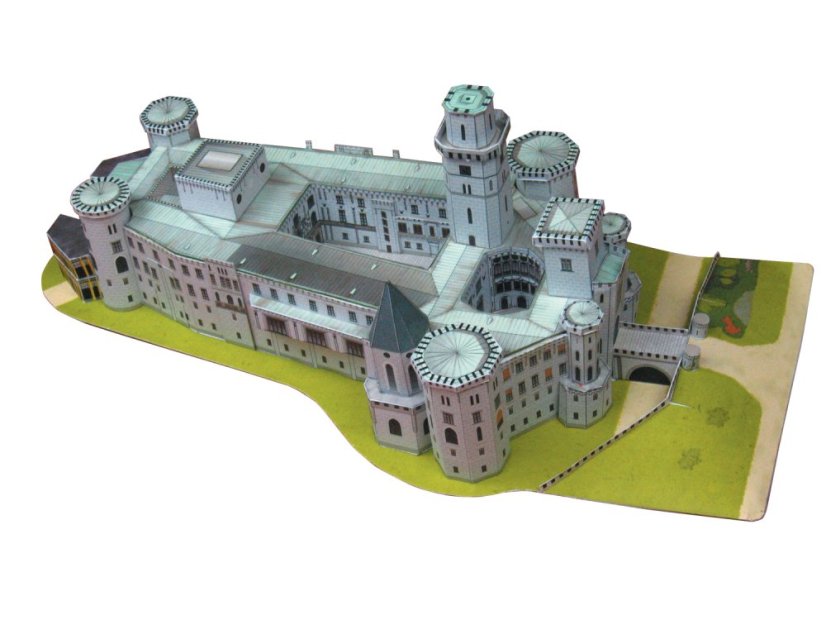 A simple cutout chateau Hluboka