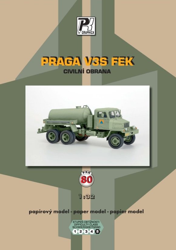 Praga V3S FEK - civilní obrana