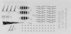 Cargo ship m/s ELBLAG - Laser accessories - details