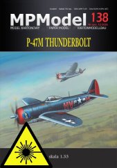 P-47M Thunderbolt - kpt. Gładych - Laserové doplňky - kostra, detaily