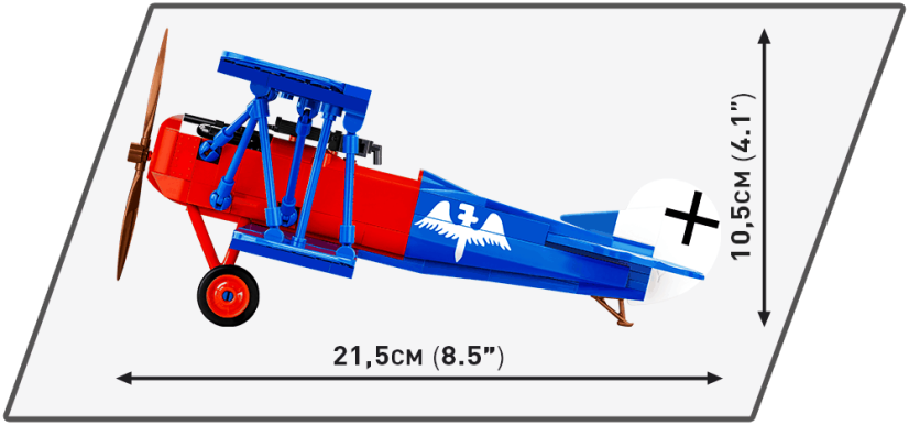 Fokker D. VII - Plastová stavebnice COBI