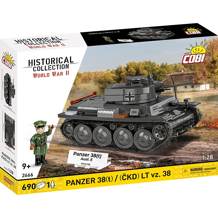 Panzer 38(t)/ČKD LT vz. 38 WWI - Plastová stavebnica COBI