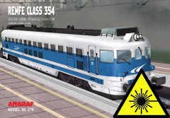 Lokomotiva Renfe Class 354 - Laserové doplňky - kostra, detaily