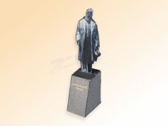 Rodný dom Františka Palackého v Hodslaviciach + socha