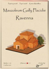 Mausoleum of Galla Placidia Ravenna - Paper model