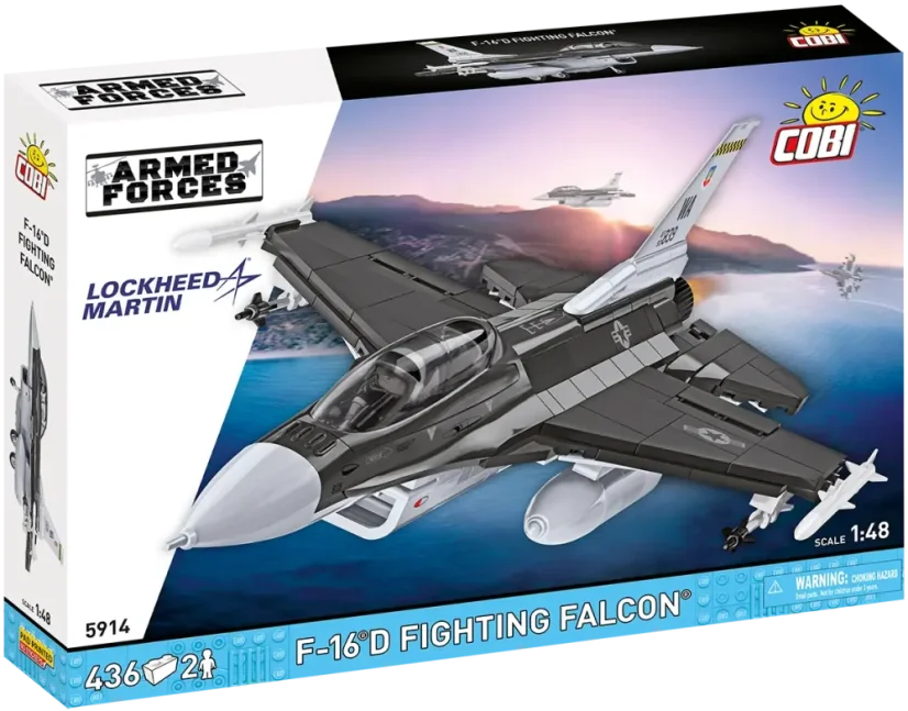 F-16 D - Fighting Falcon - Plastová stavebnice COBI
