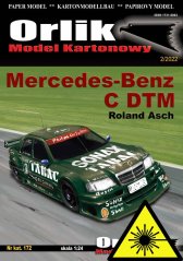 Mercedes-Benz C DTM - Laserové doplňky - kostra, díly kol