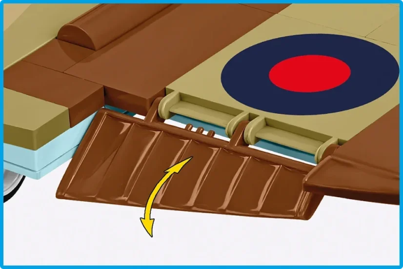 Supermarine Spitfire Mk. IXe WWII - Plastová stavebnice COBI