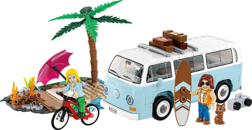 Volkswagen T2a Kombi - Plastová stavebnica COBI