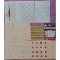 MRAP 6x6 Cougar HEV - Laserové doplňky - kostra, detaily, dezény