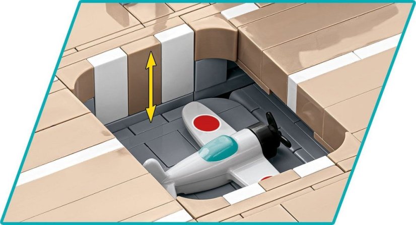 Japonská letadlová loď IJN AKAGI - Plastová stavebnice COBI