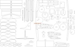 Aichi D3A1 Val - Laser accessories - skeleton