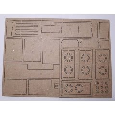 Electric locomotive series 150 (1:87) - laser cut parts