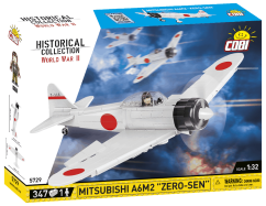 Mitsubishi A6M2 ZERO-SEN WWII - Plastová stavebnice COBI
