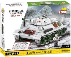 Tank T-34/76 mod. 1941/42 WWII - Plastová stavebnice COBI