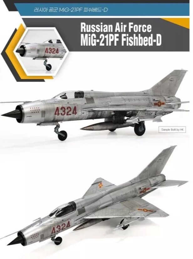 Russian Air Force MiG-21PF Fishbed-D